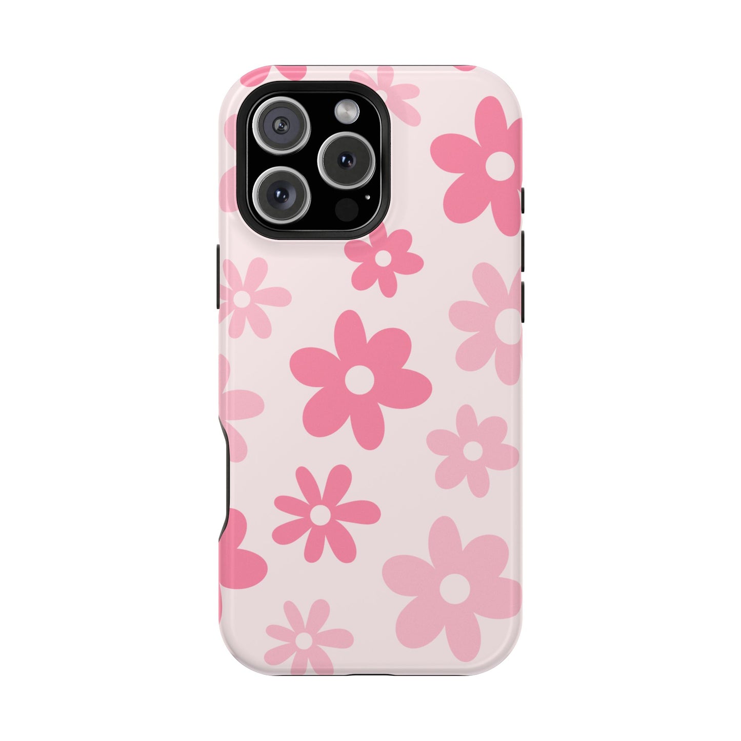 Pink Flower Power iPhone Case