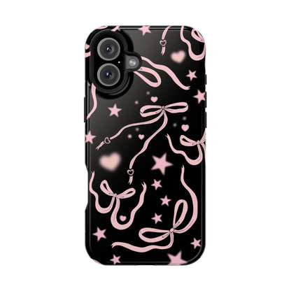 Black Cosmic Bows iPhone Case from Stella Cases