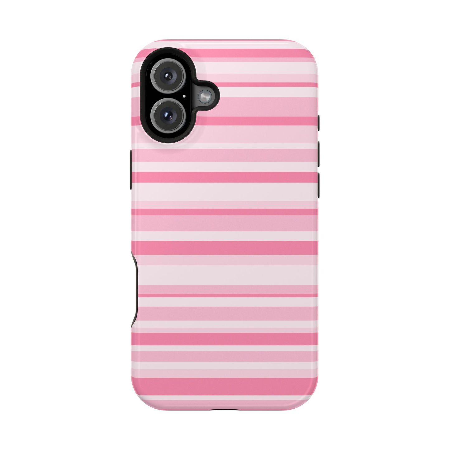 Pink Candy Stripes iPhone Case