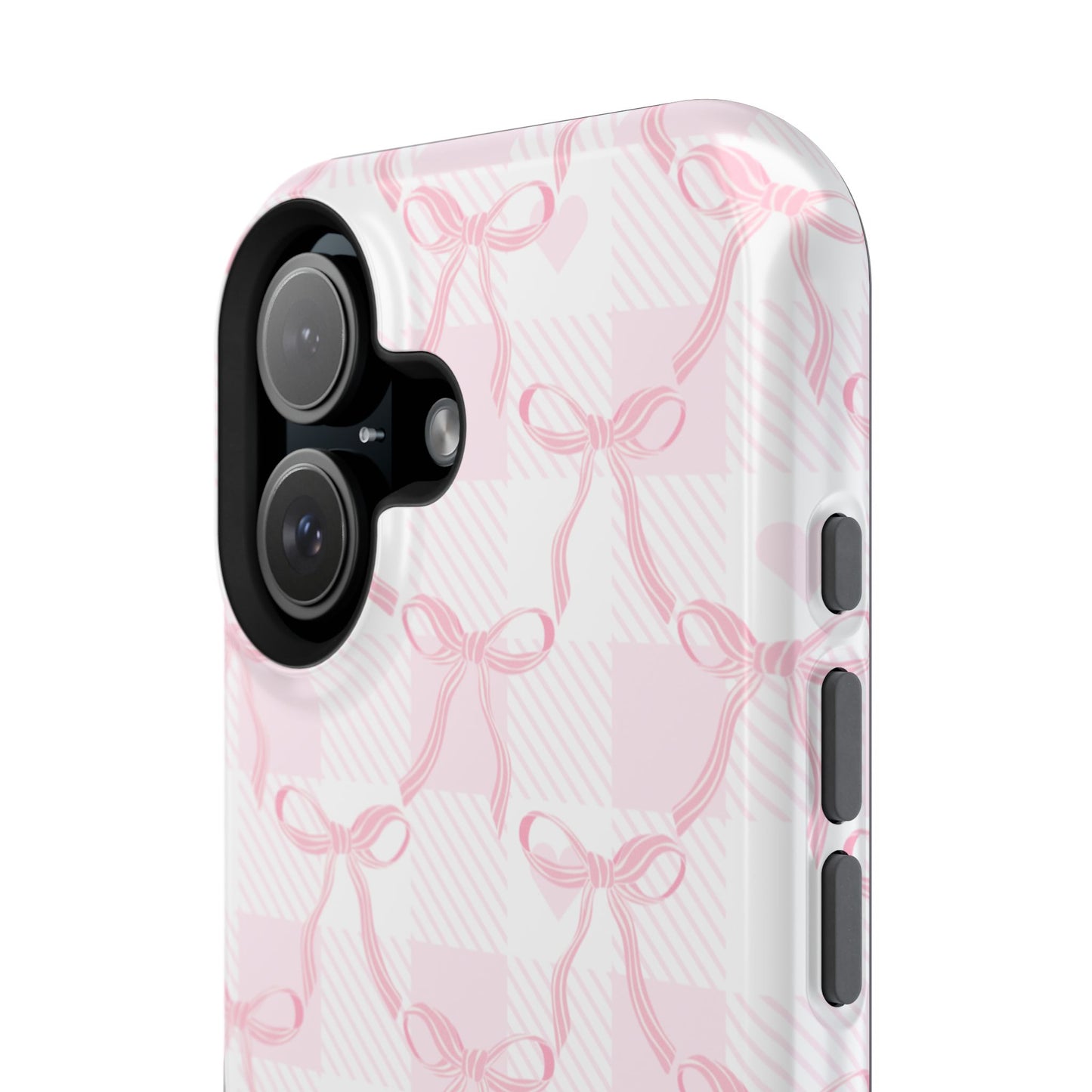 Pink Ribbon Bows iPhone Case