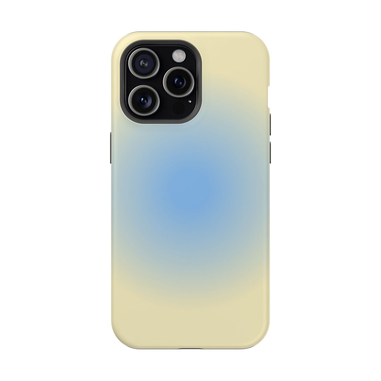 Blue & Yellow Aura iPhone Case