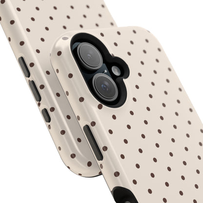 Brown Mini Dots iPhone Case