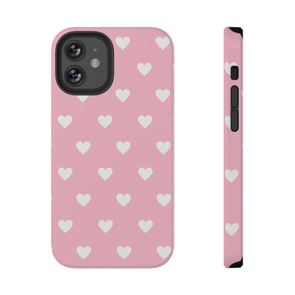 Pink Hearts iPhone Case