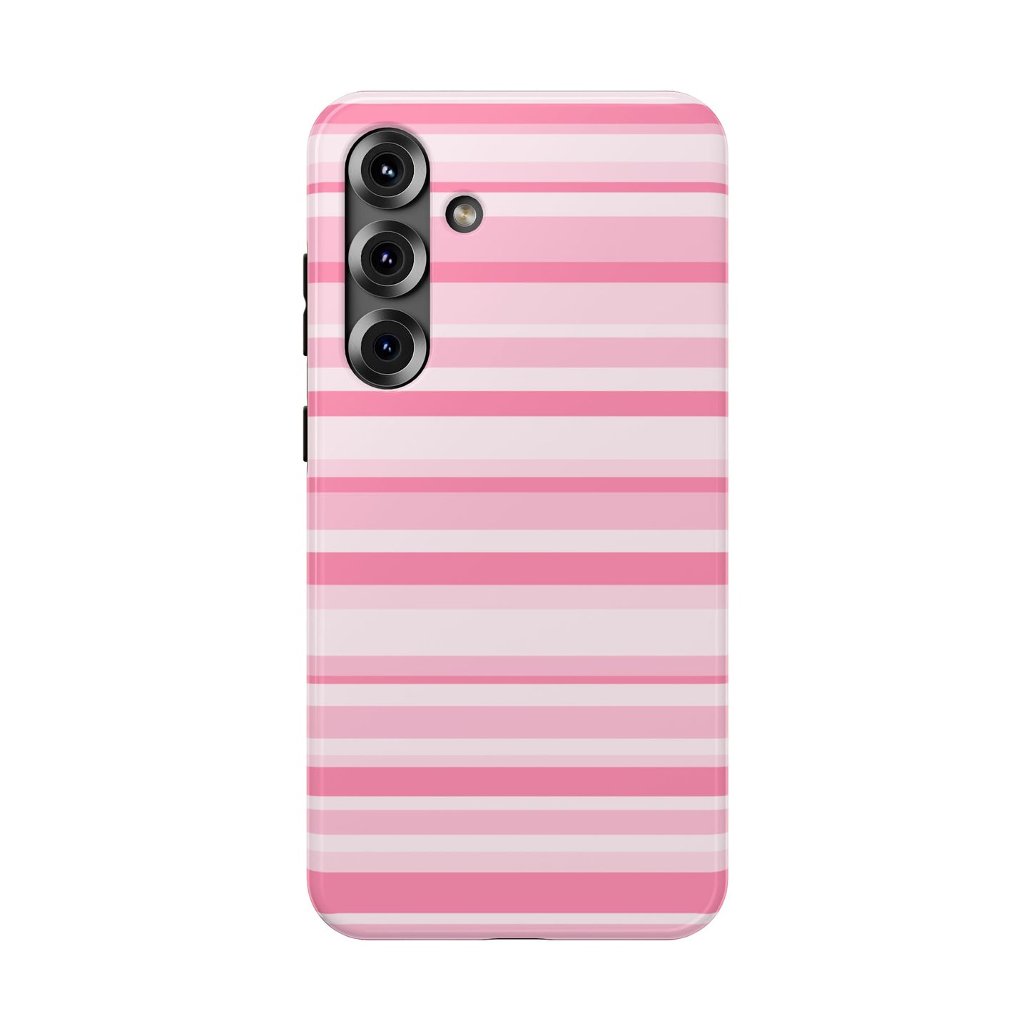 Pink Candy Stripes Samsung Case