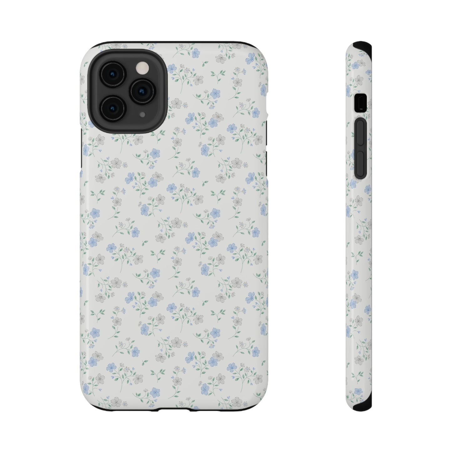 Blue Floral Ditsy iPhone Case
