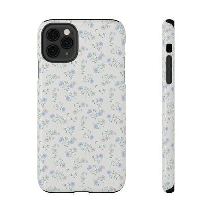 Blue Floral Ditsy iPhone Case