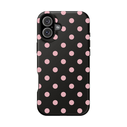 Sweet Midnight Polka Dots iPhone Case