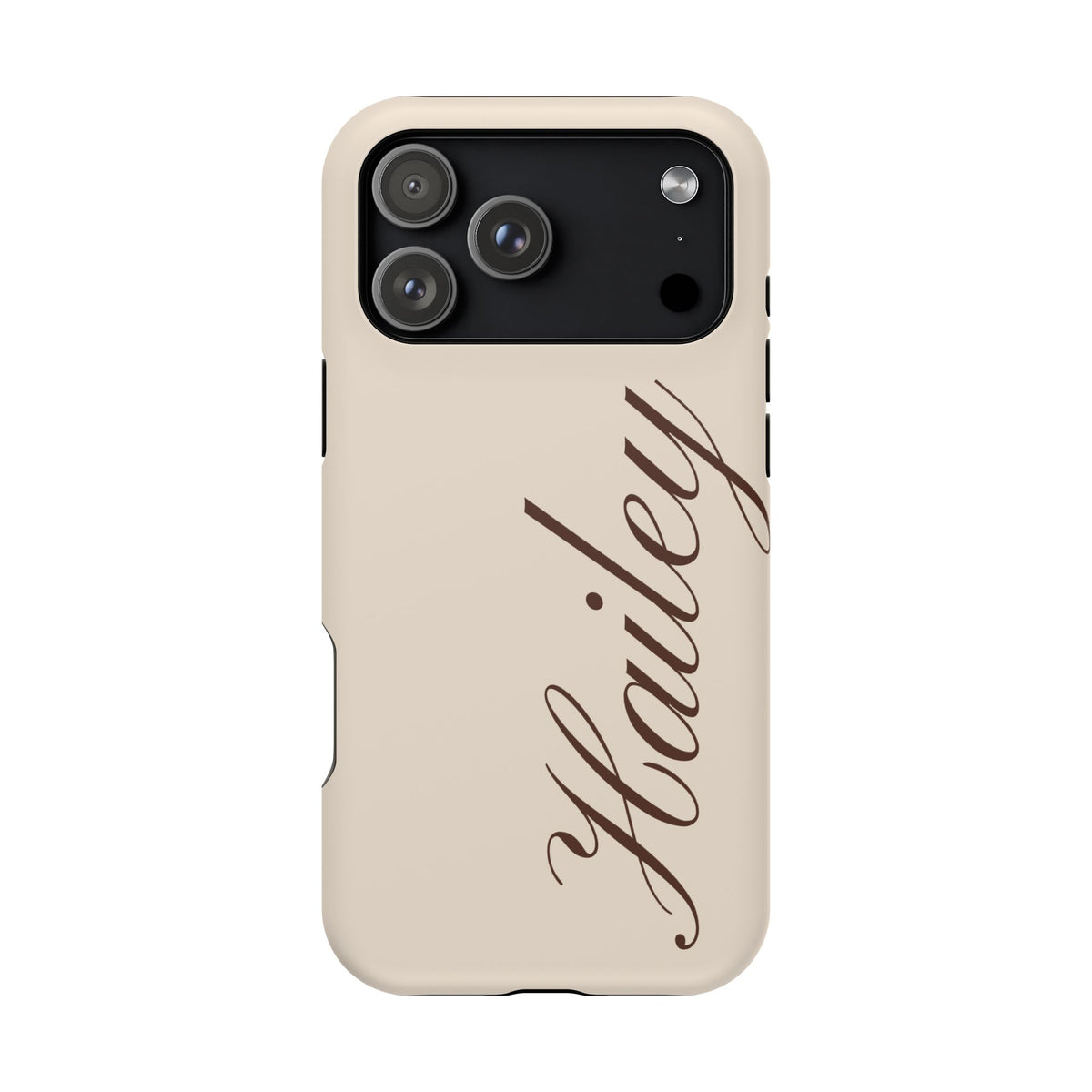 Custom Beige iPhone Case