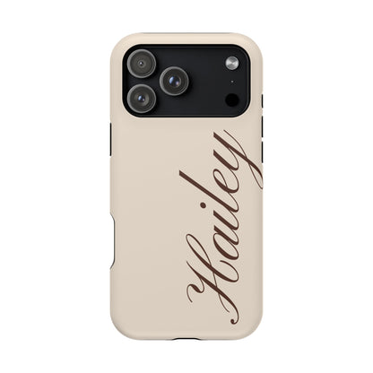 Custom Beige iPhone Case