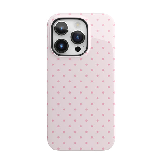 Pink Sprinkles Mini Polka Dots iPhone Case