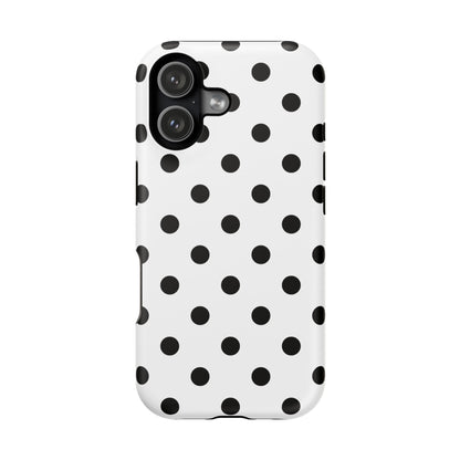 Black Polka Dots iPhone Case