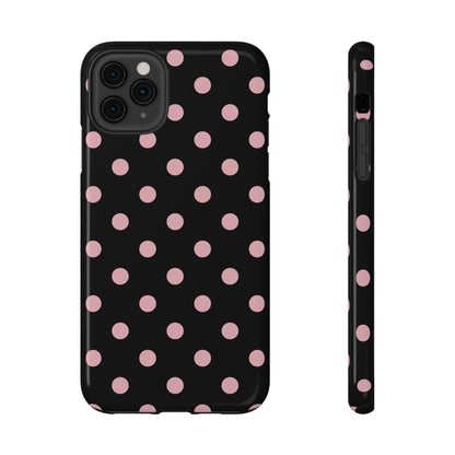 Sweet Midnight Polka Dots iPhone Case