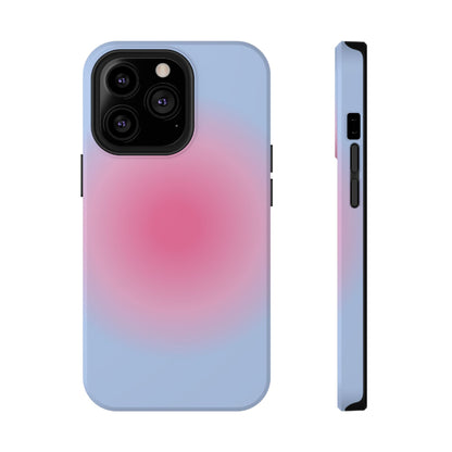 Pink & Blue Aura iPhone Case