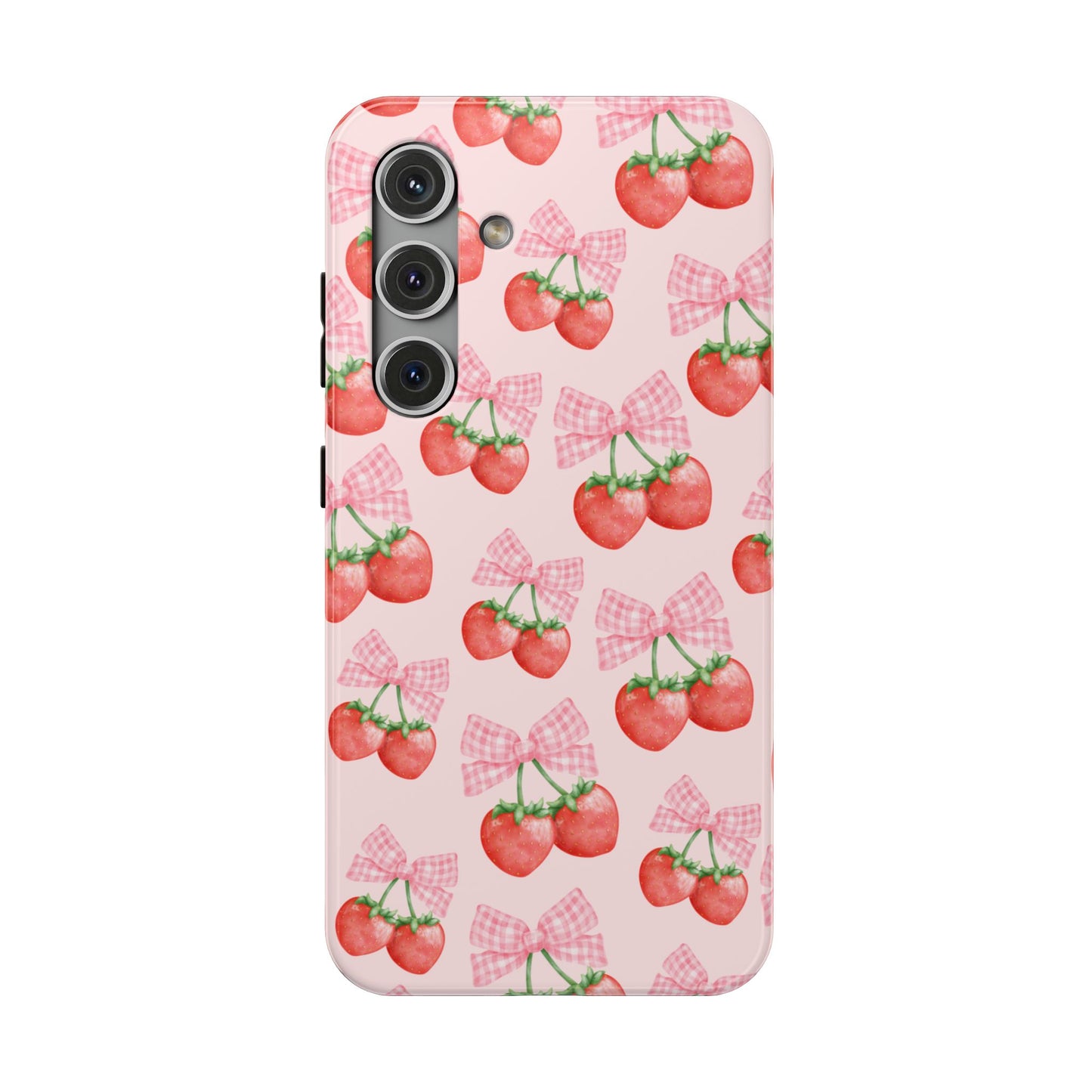 Strawberry Bows Samsung Case