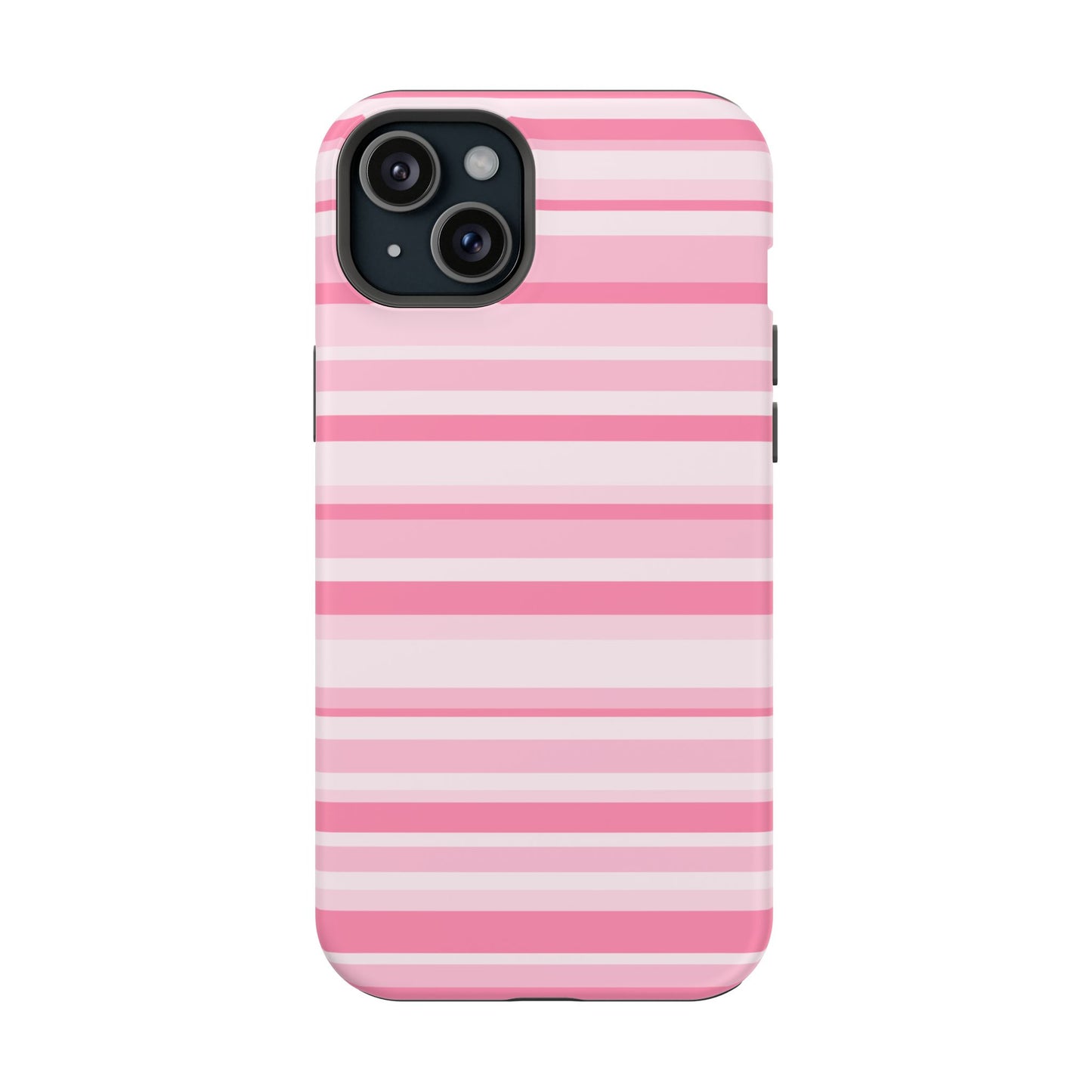 Pink Candy Stripes iPhone Case