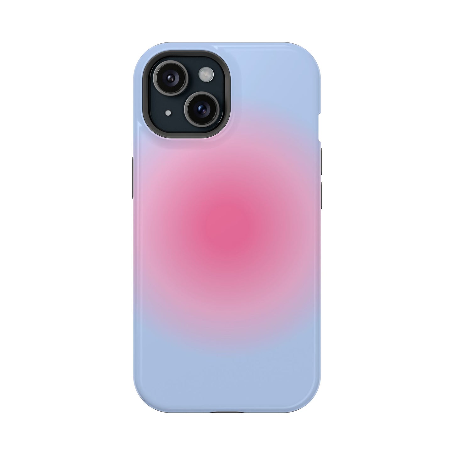 Pink & Blue Aura iPhone Case