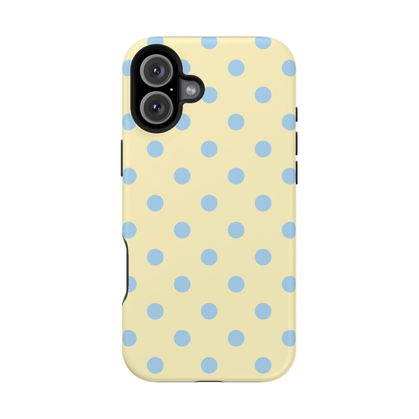 Lemon Sky Polka Dots iPhone Case