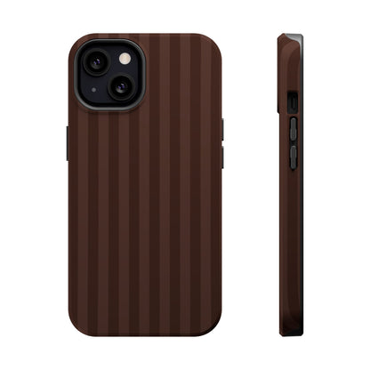 Mocha Stripes iPhone Case