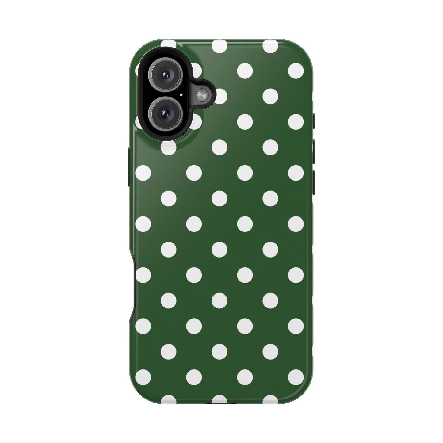 Green Polka Dots iPhone Case