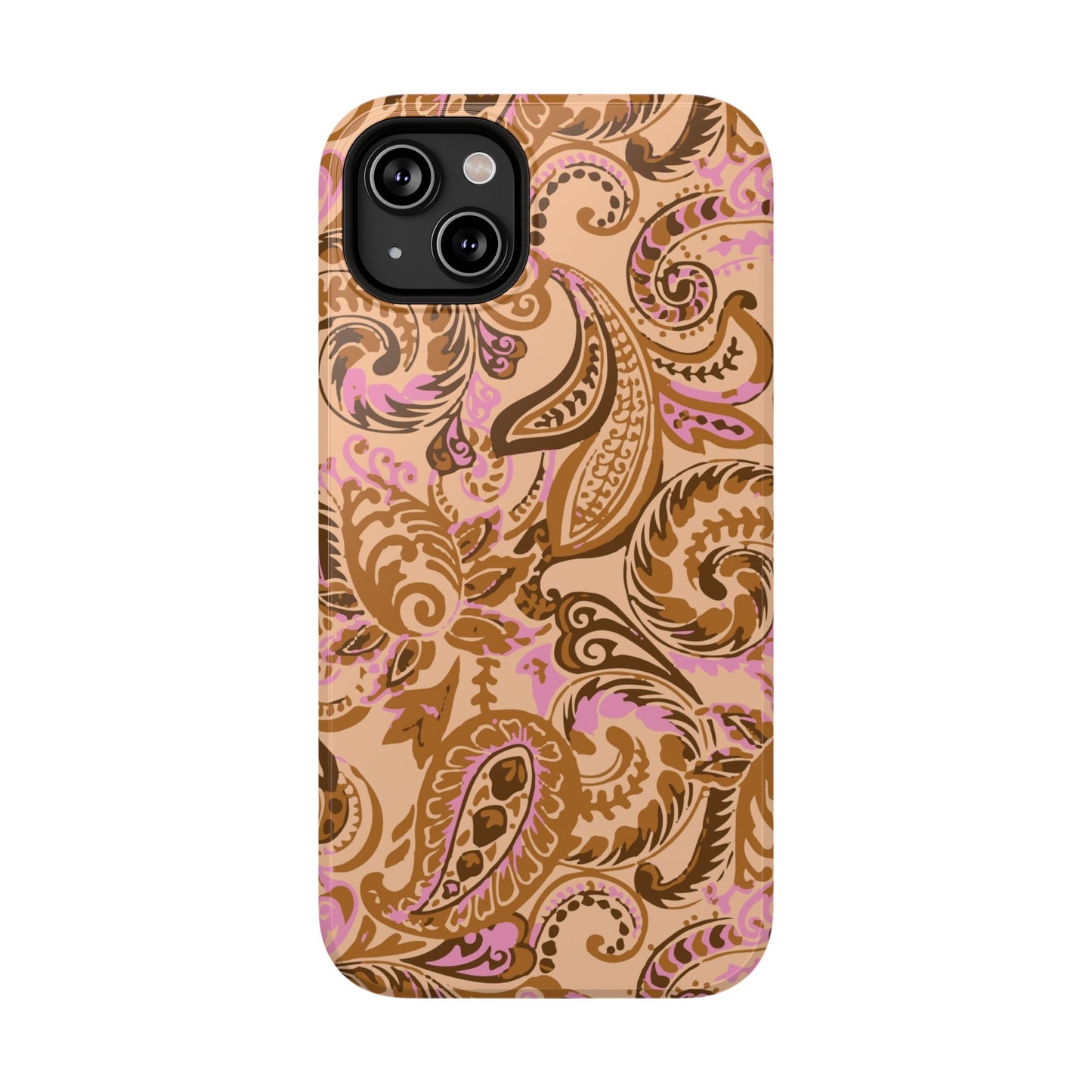 Honey Rose Paisley iPhone Case