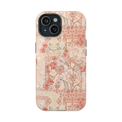 Peachy Paisley iPhone Case