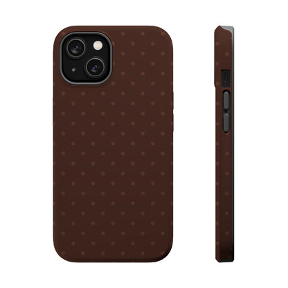 Mocha Mini Dots iPhone Case