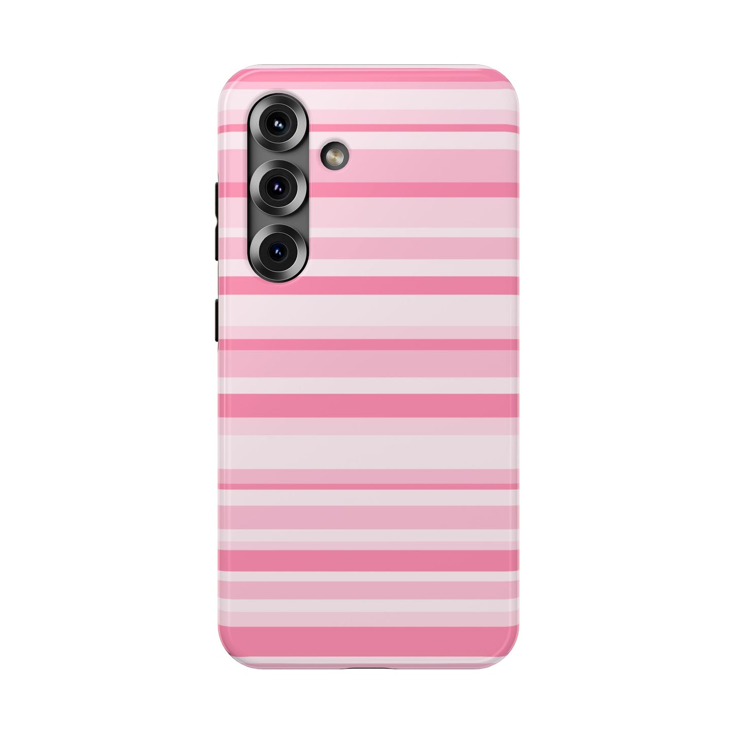 Pink Candy Stripes Samsung Case