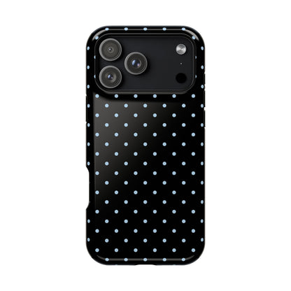 Blue Velvet Mini Dots iPhone Case