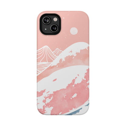 Pink Winter Night iPhone Case