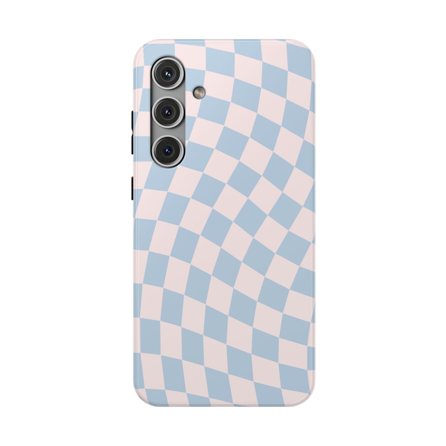 Cotton Candy Wavy Checkered Samsung Case