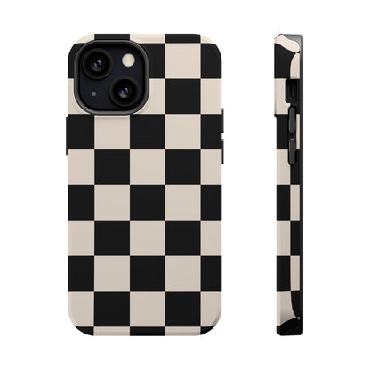 Espresso Checkered iPhone Case