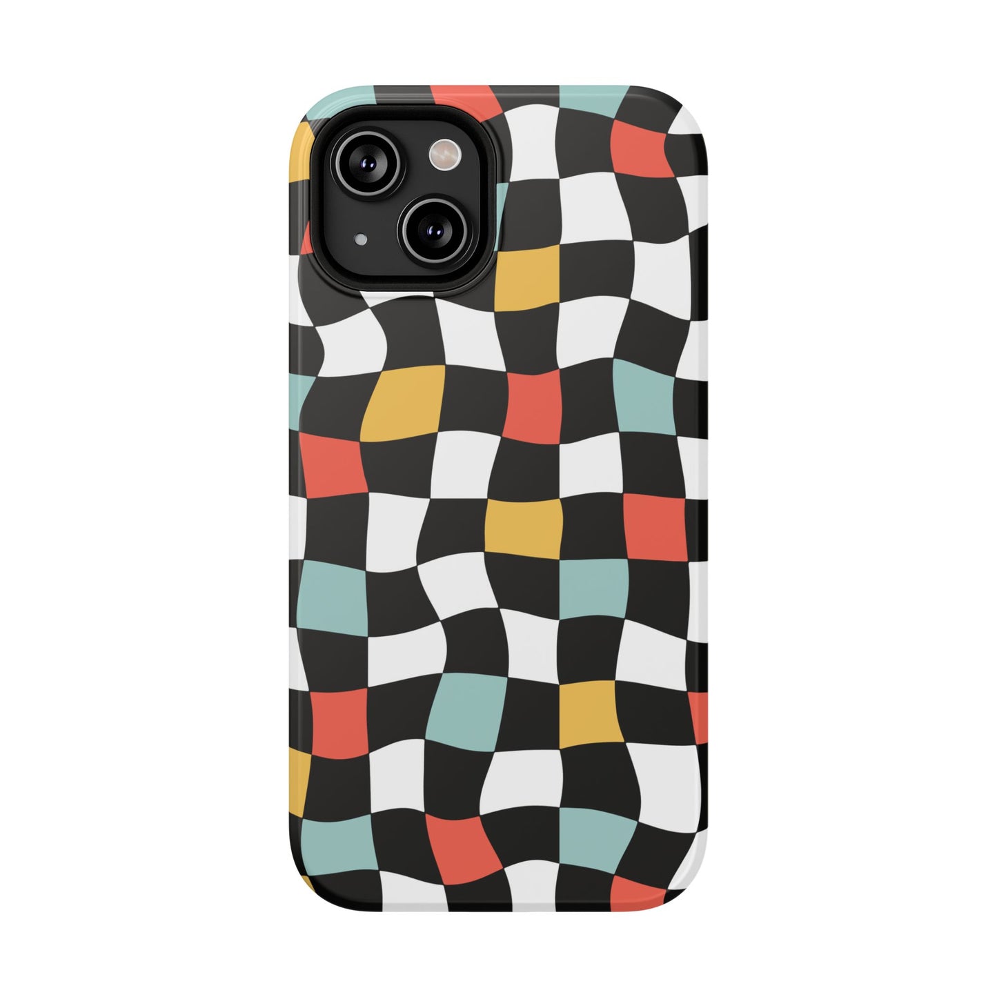 Retro Check iPhone Case