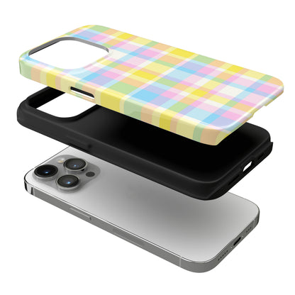 Sugar Cake Plaid iPhone Case
