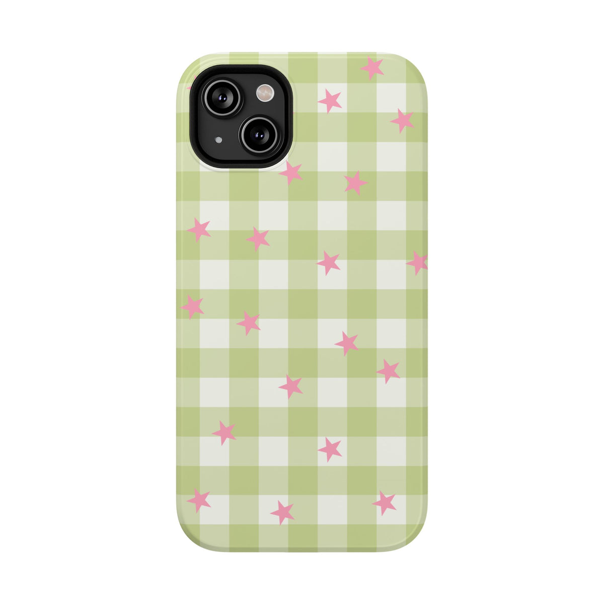Lucky Star Gingham iPhone Case