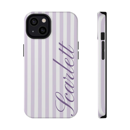 Personalized Lilac Beau iPhone Case