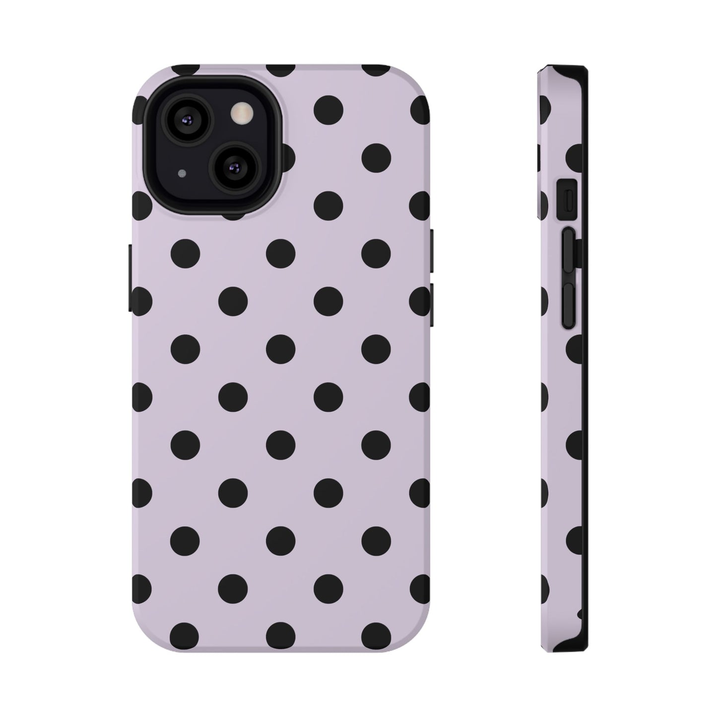 Lilac Polka Dots iPhone Case