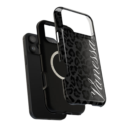 Custom Black Leopard iPhone Case