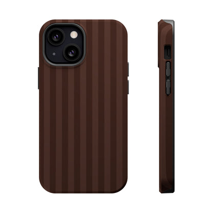Mocha Stripes iPhone Case