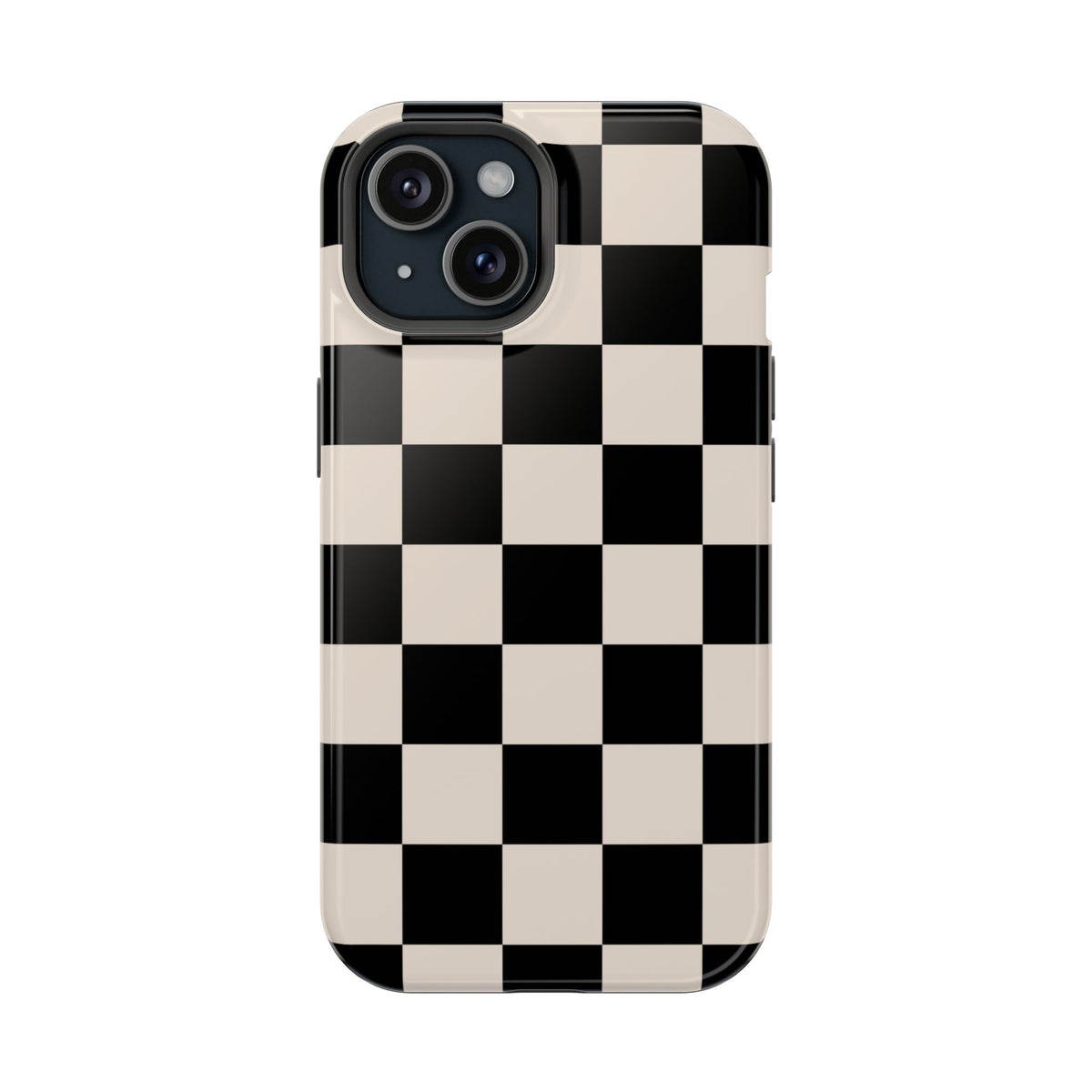 Espresso Checkered iPhone Case