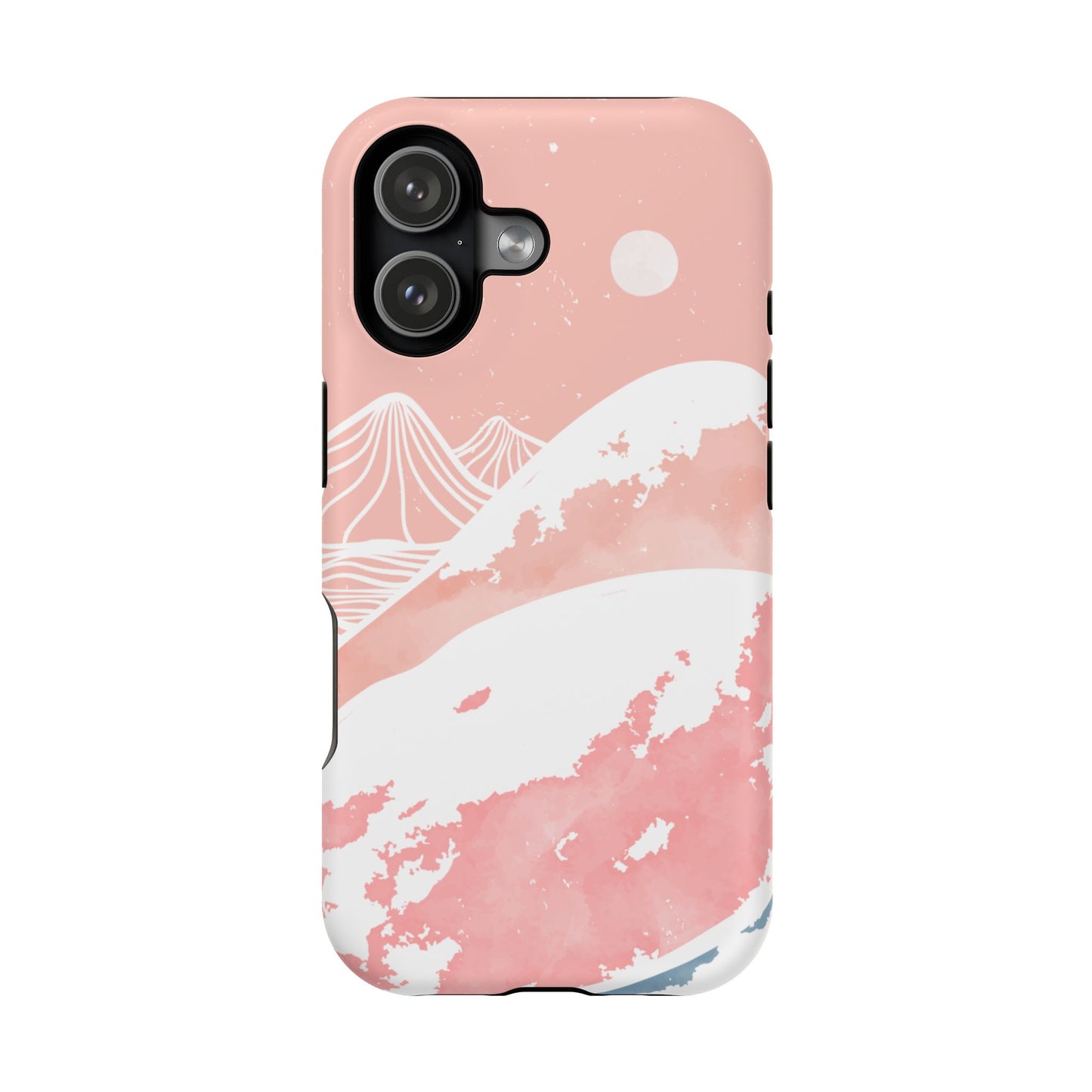 Pink Winter Night iPhone Case