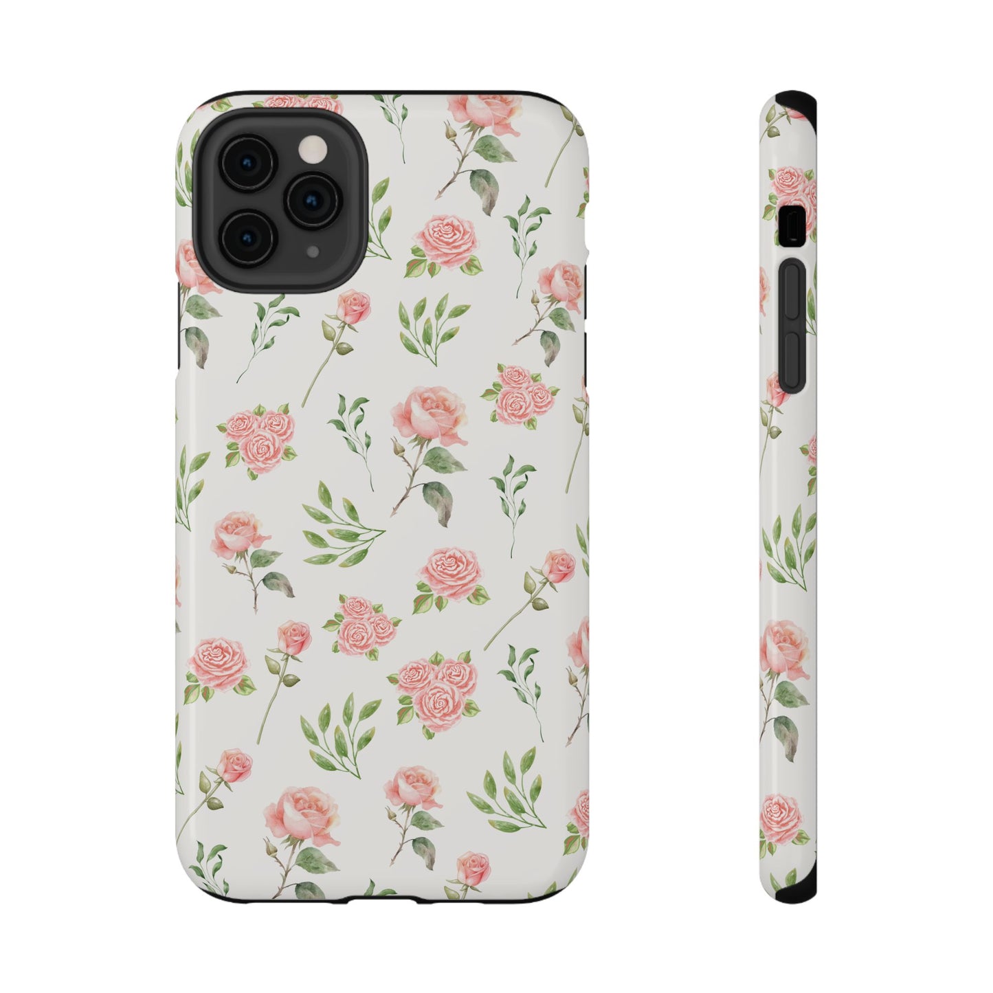 Pink Vintage Roses iPhone Case
