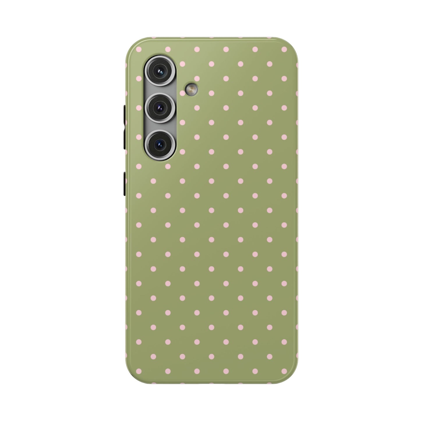 Pink Matcha Mini Dots Samsung Case