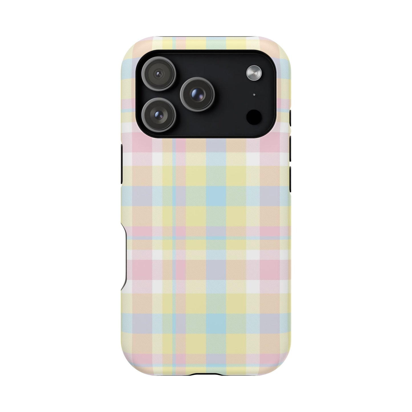 Buttercream Plaid iPhone Case