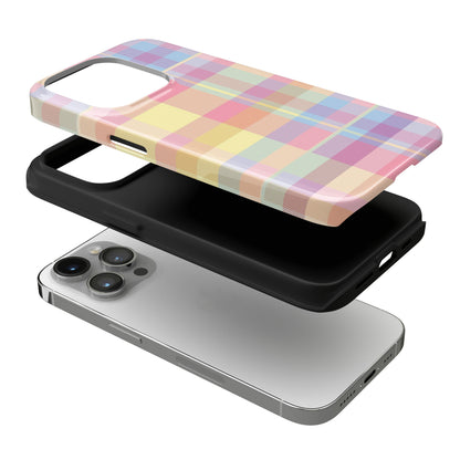 Sorbet Plaid iPhone Case
