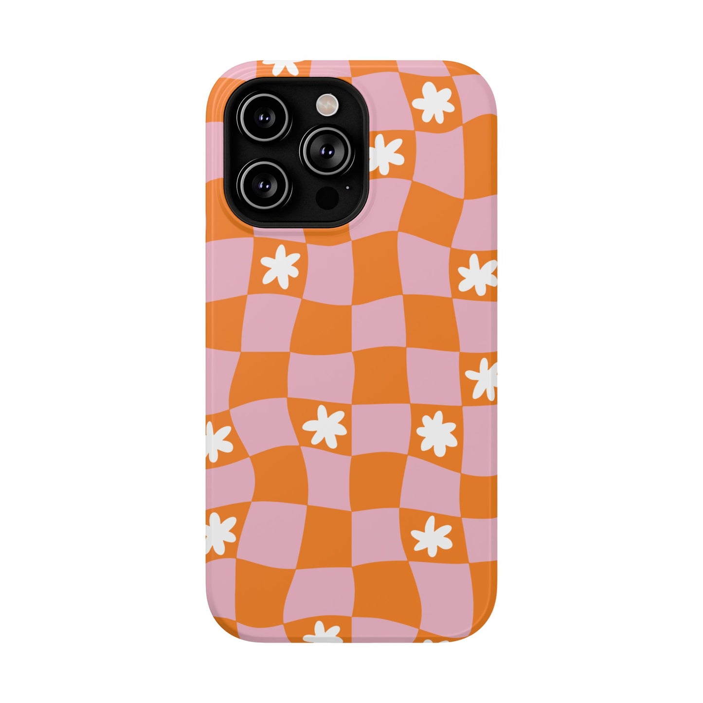 Groovy Check iPhone Case