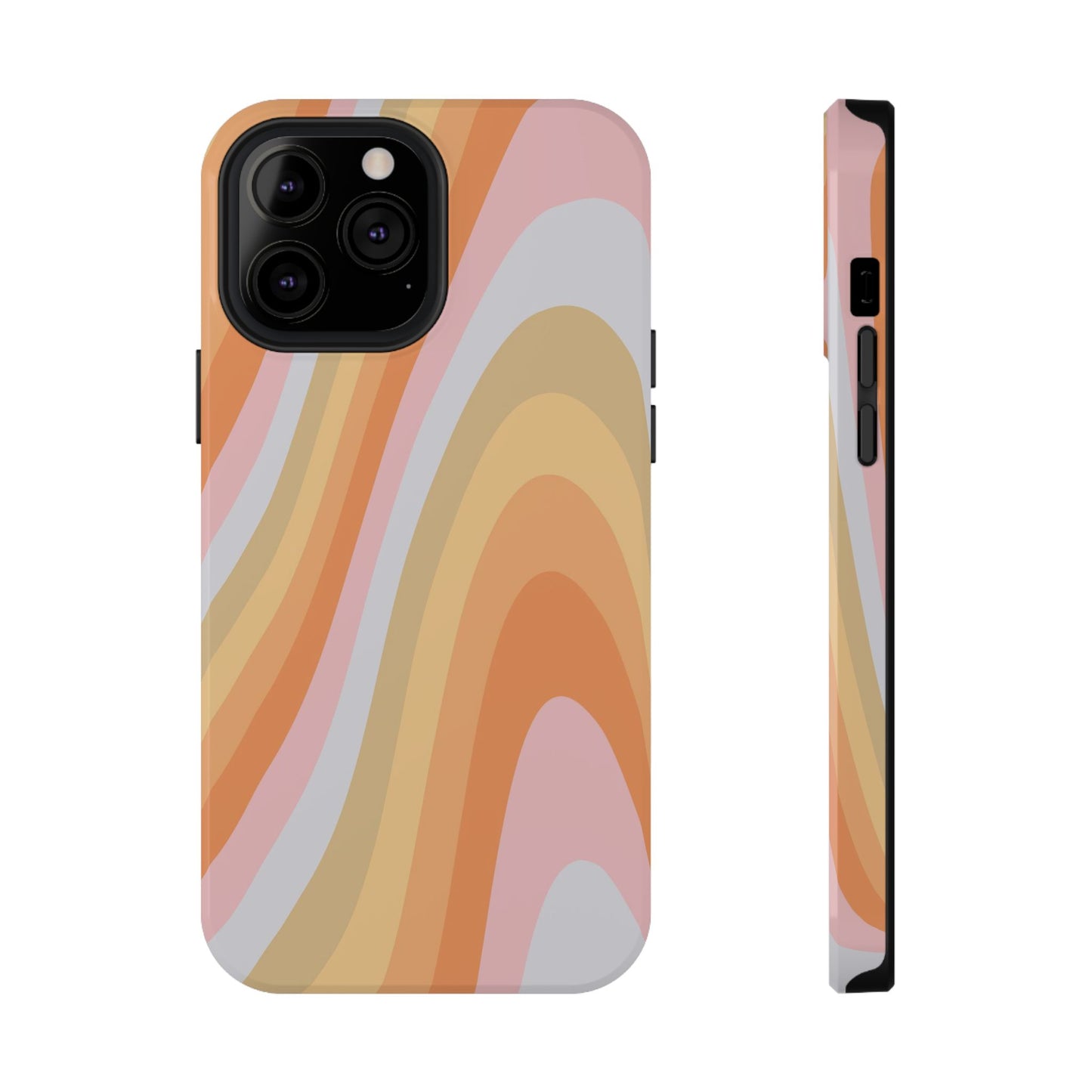 Rainbow Waves iPhone Case