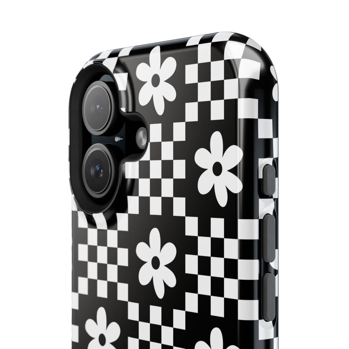 Checkerboard Daisy iPhone Case from Stella Cases