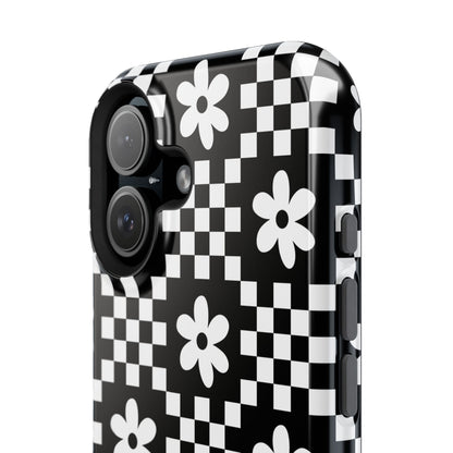 Checkerboard Daisy iPhone Case from Stella Cases