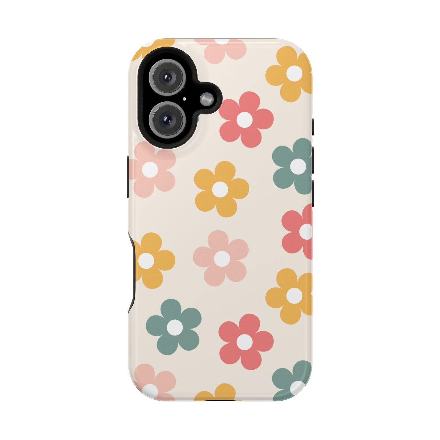 Boho Retro Flowers iPhone Case