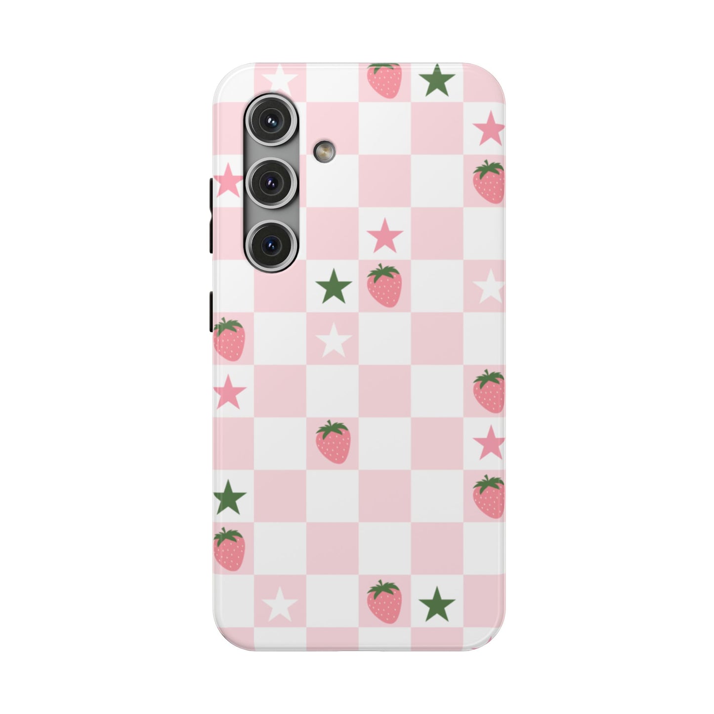 Strawberry Check Samsung Case